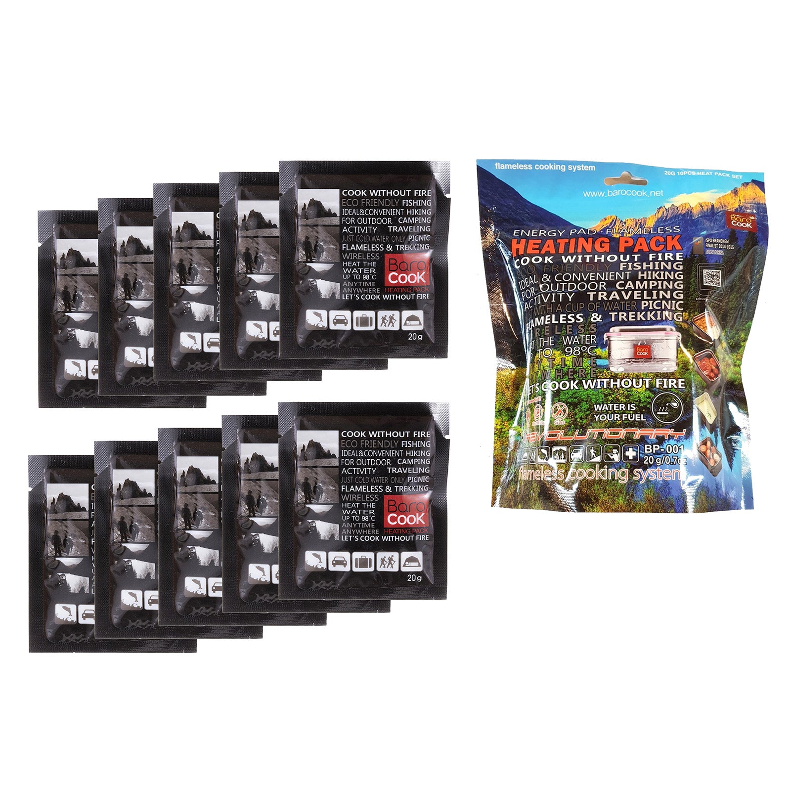 Heating Packs 20g - 10 Pack
