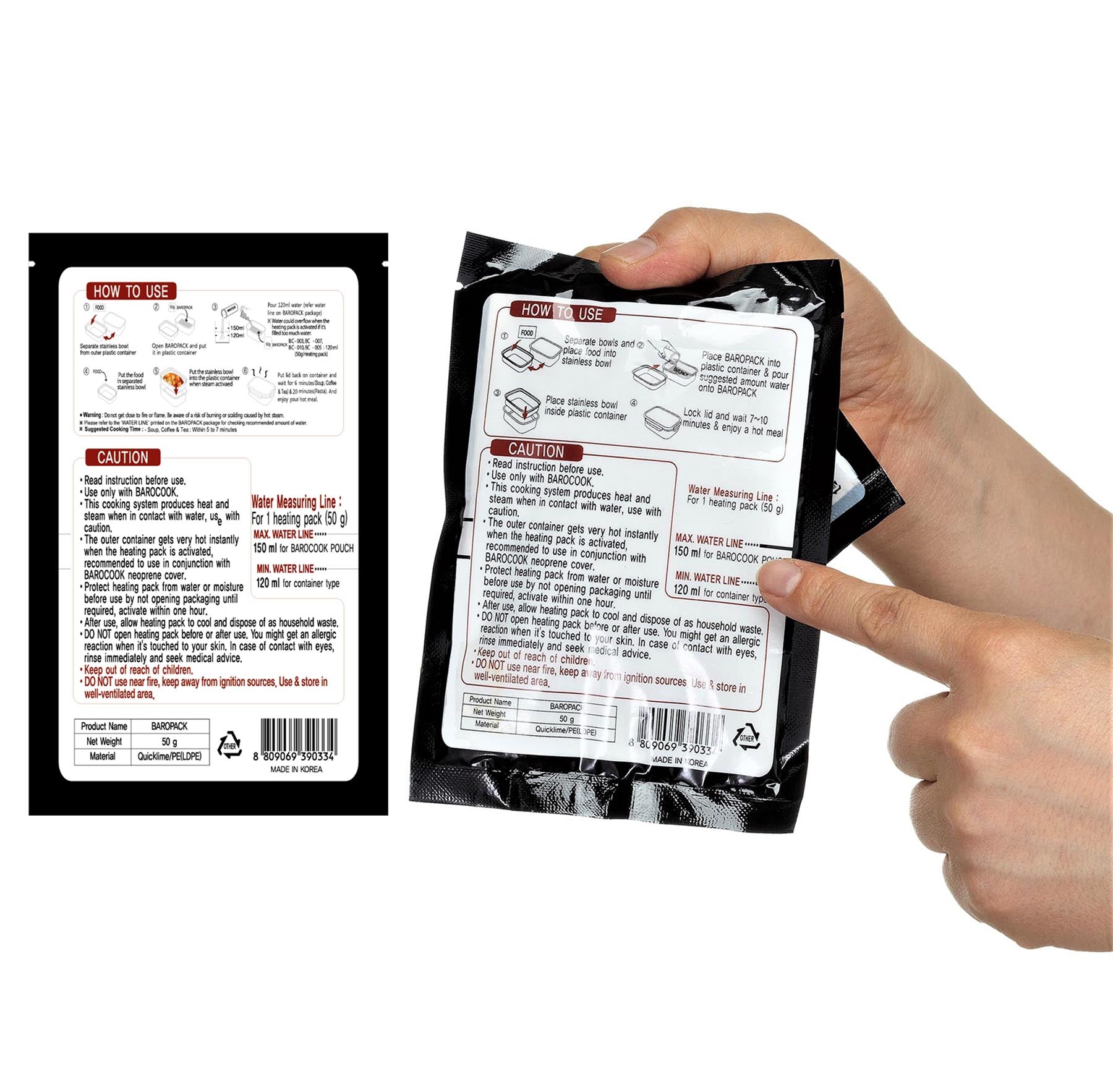 Heating Packs 50g - 10 Pack